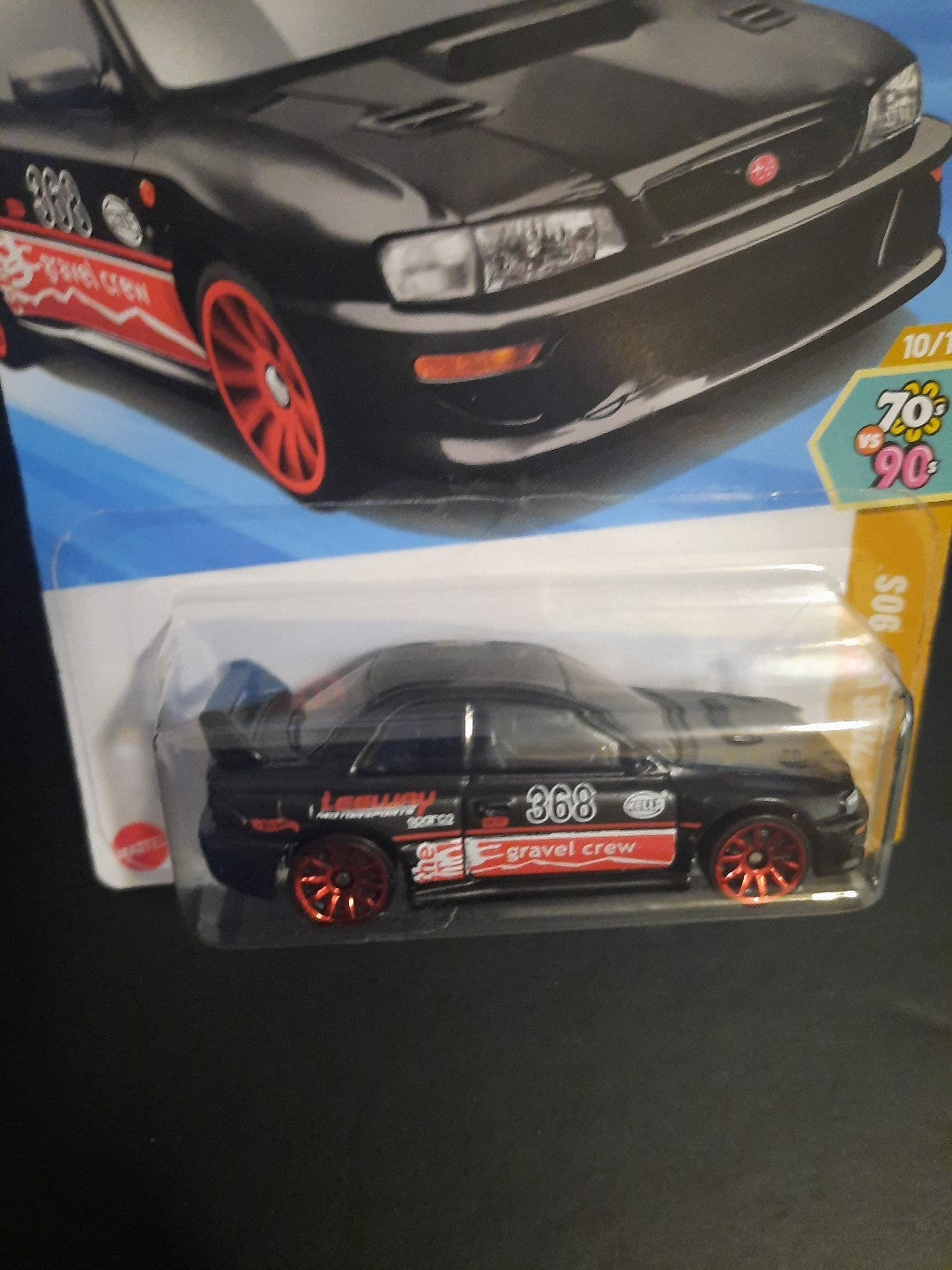 2025 Hot Wheels DG Dollar General Exclusive 98 Subaru Impreza 22bSTi Black