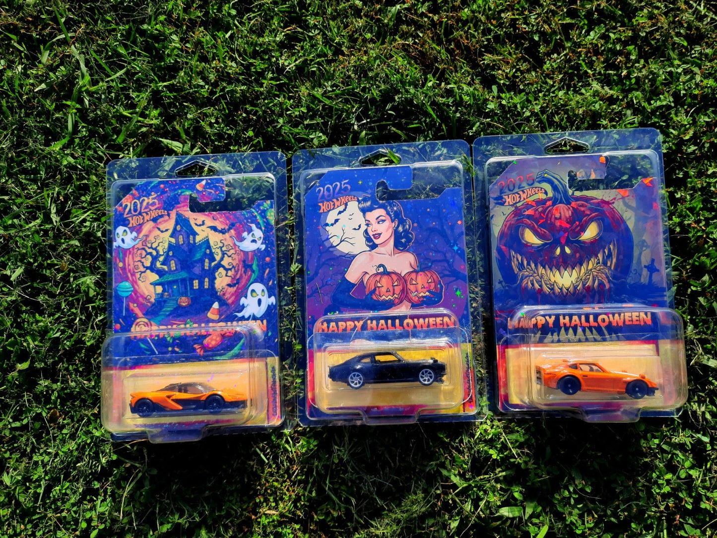 Hot Wheels CUSTOM Halloween 2025 cars By 423diecastgarage Bundle Of 3!