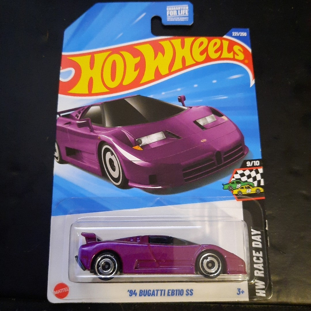 2025 Hot Wheels 94 Bugatti EB110 SS STH With Protector And Mainline