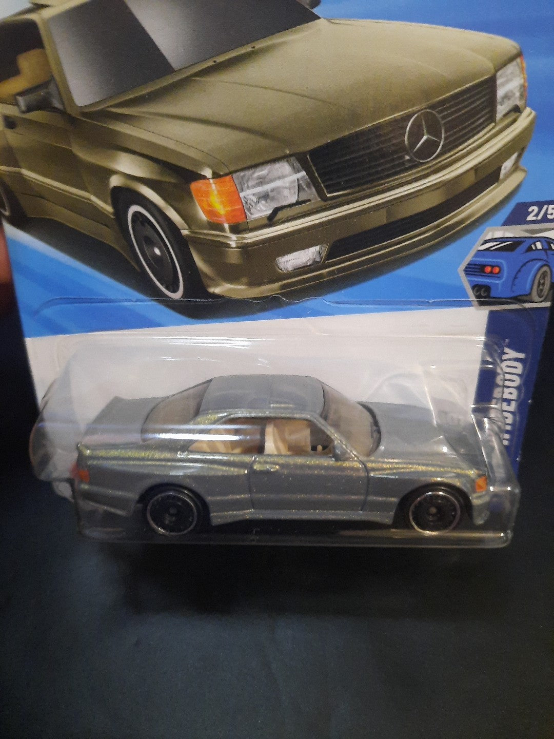 2025 Hot Wheels '89 Mercedes-Benz 560 SEC AMG Silver
