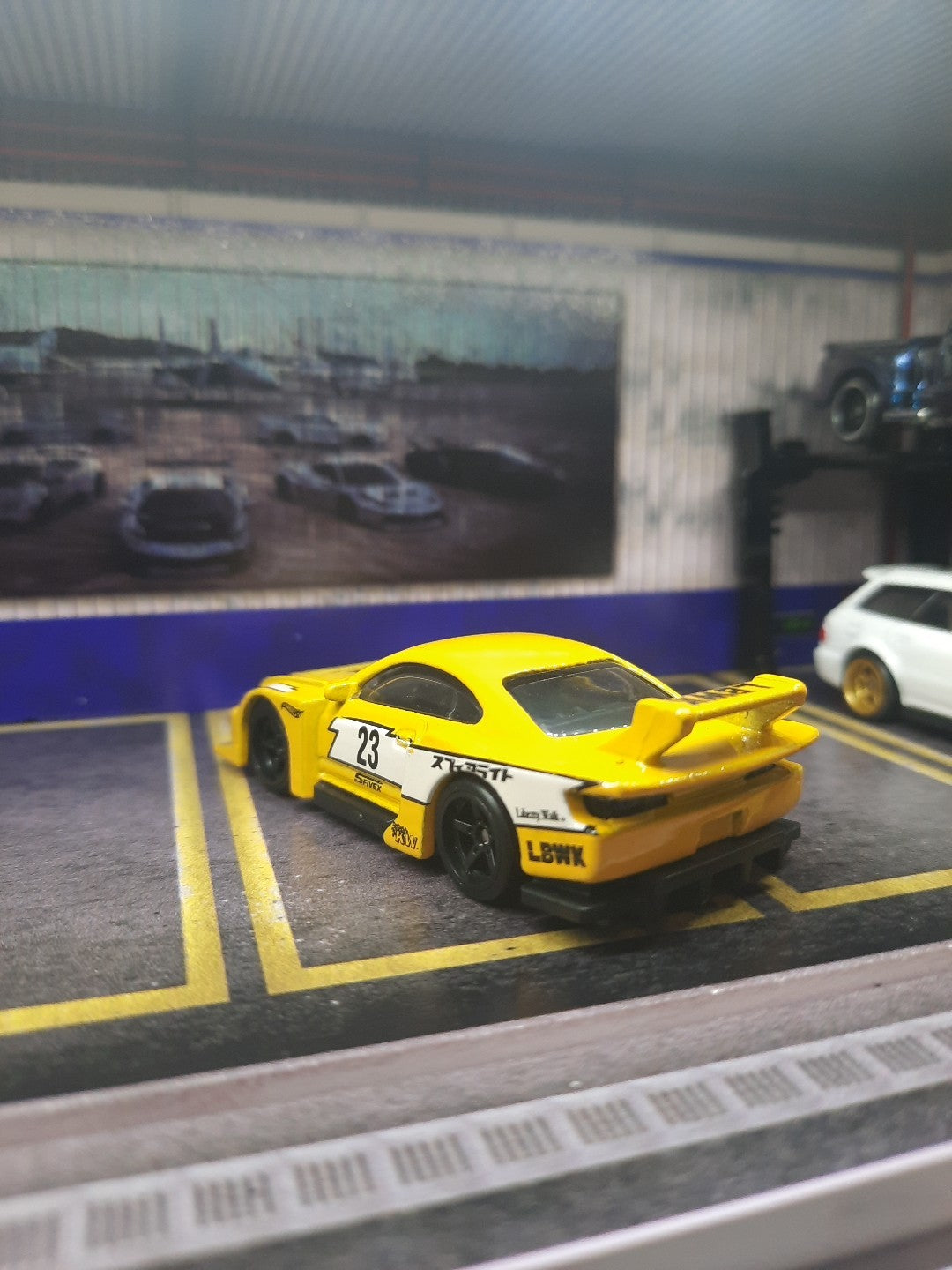 Hot Wheels LB Super Silhouette S15 Custom Wheel Swap