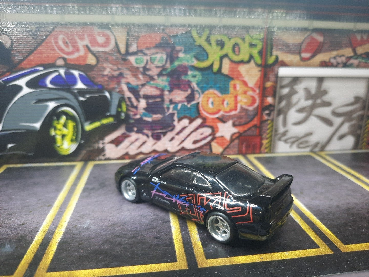 Hot Wheels Nissan Skyline GT-R R33 Custom Wheel Swap