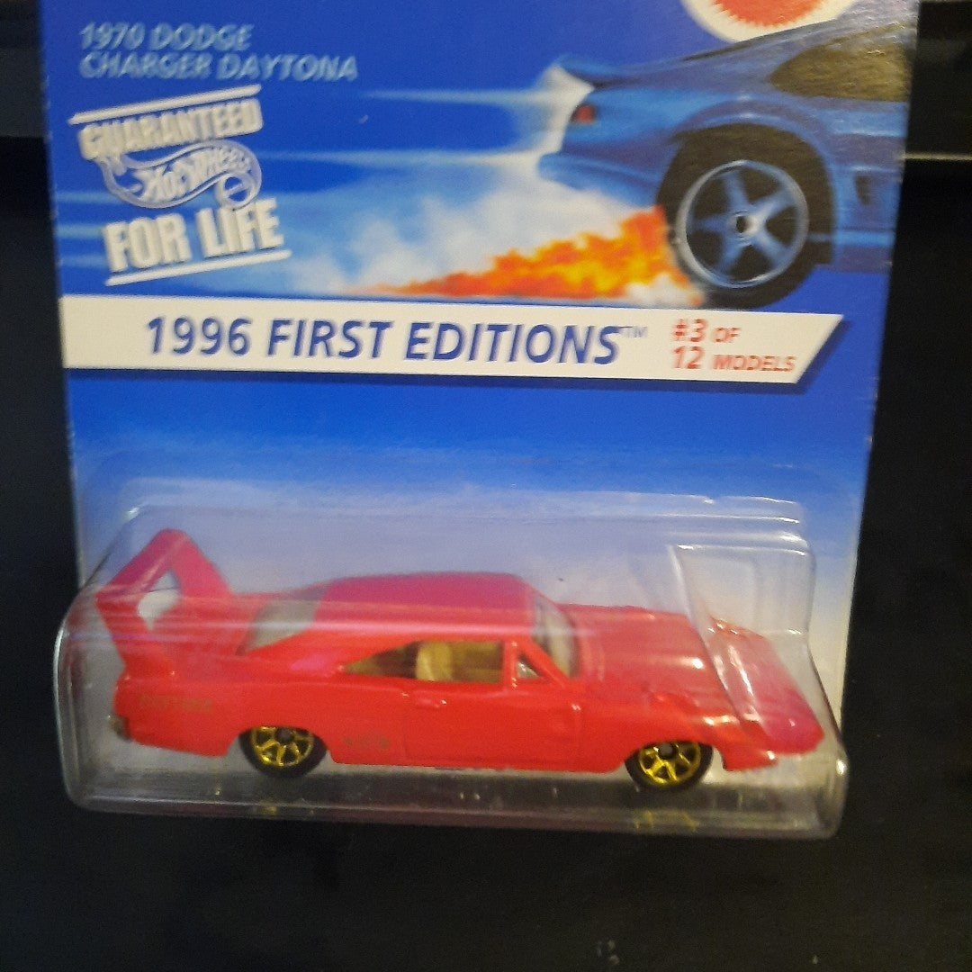 Hot Wheels First Edition 4 Pack! 96 98 00 02 Charger/RoadRunner/Daytona/Cougar