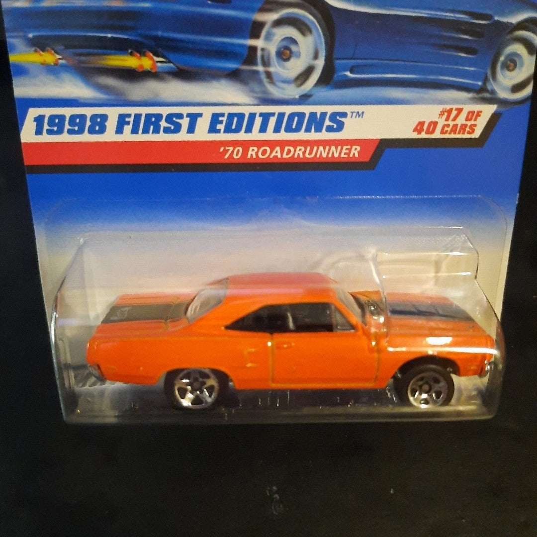Hot Wheels First Edition 4 Pack! 96 98 00 02 Charger/RoadRunner/Daytona/Cougar