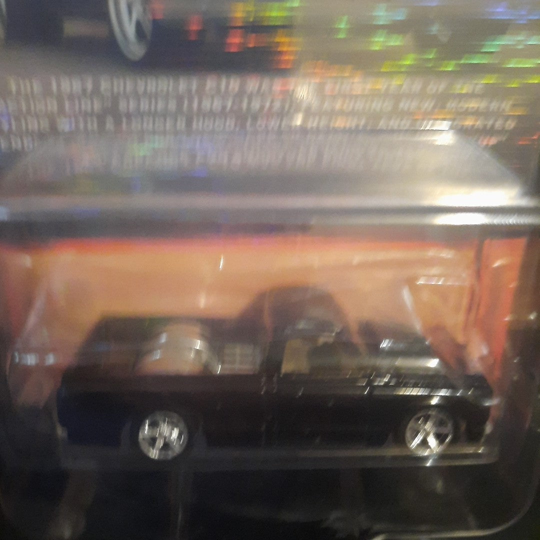 CUSTOM Hot Wheels 67 Chevy C-10 In Custom Packaging With Protectector