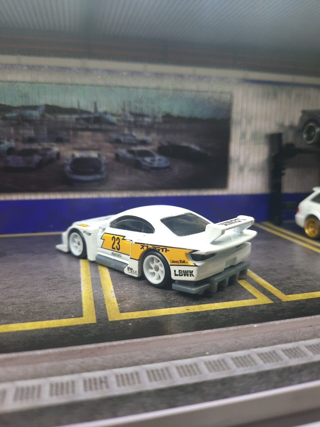 Hot Wheels LB Super Silhouette S15 Custom Wheel Swap