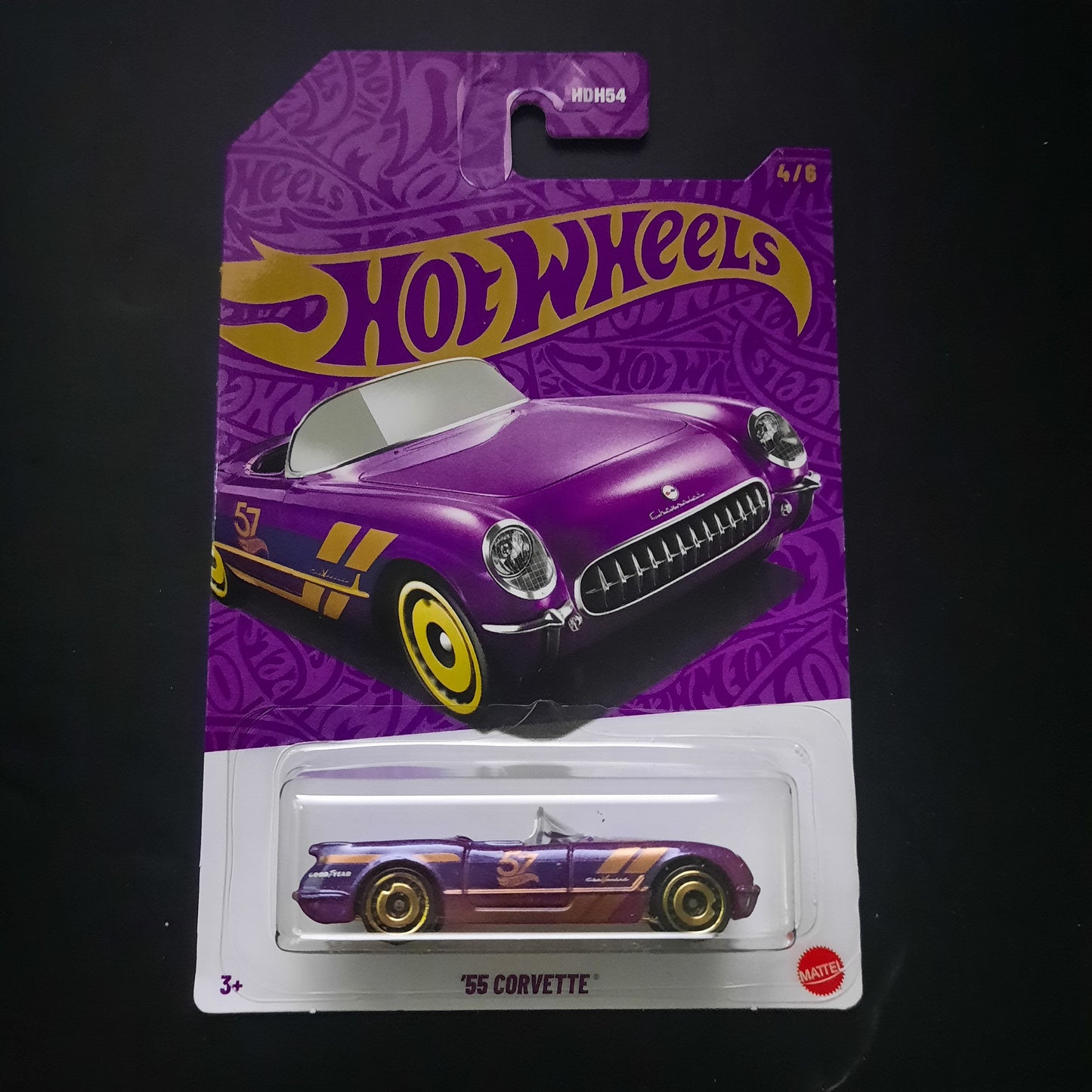 Hot Wheels 57th Anniv 55 Corvette #4