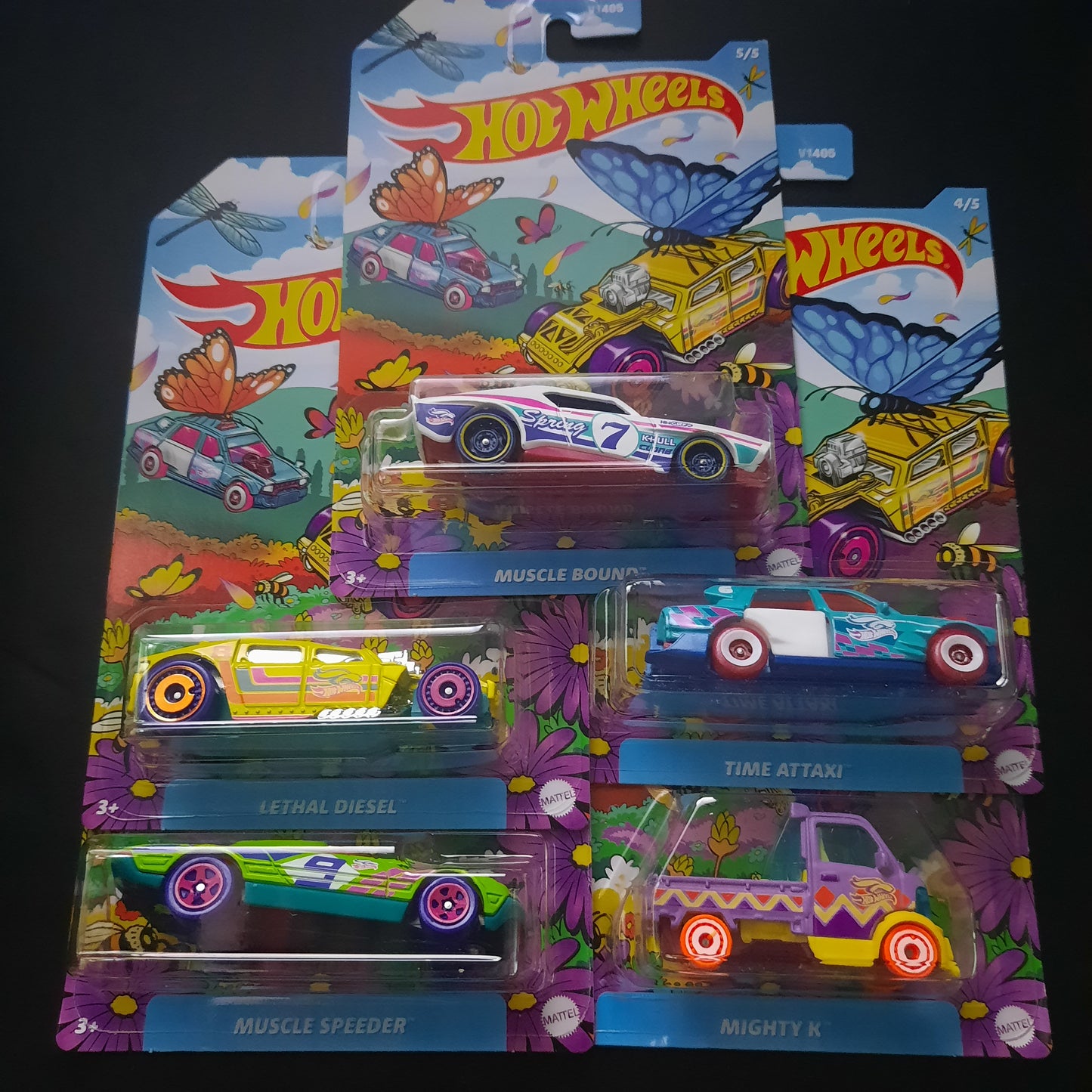 Hot Wheels Spring Set of 5