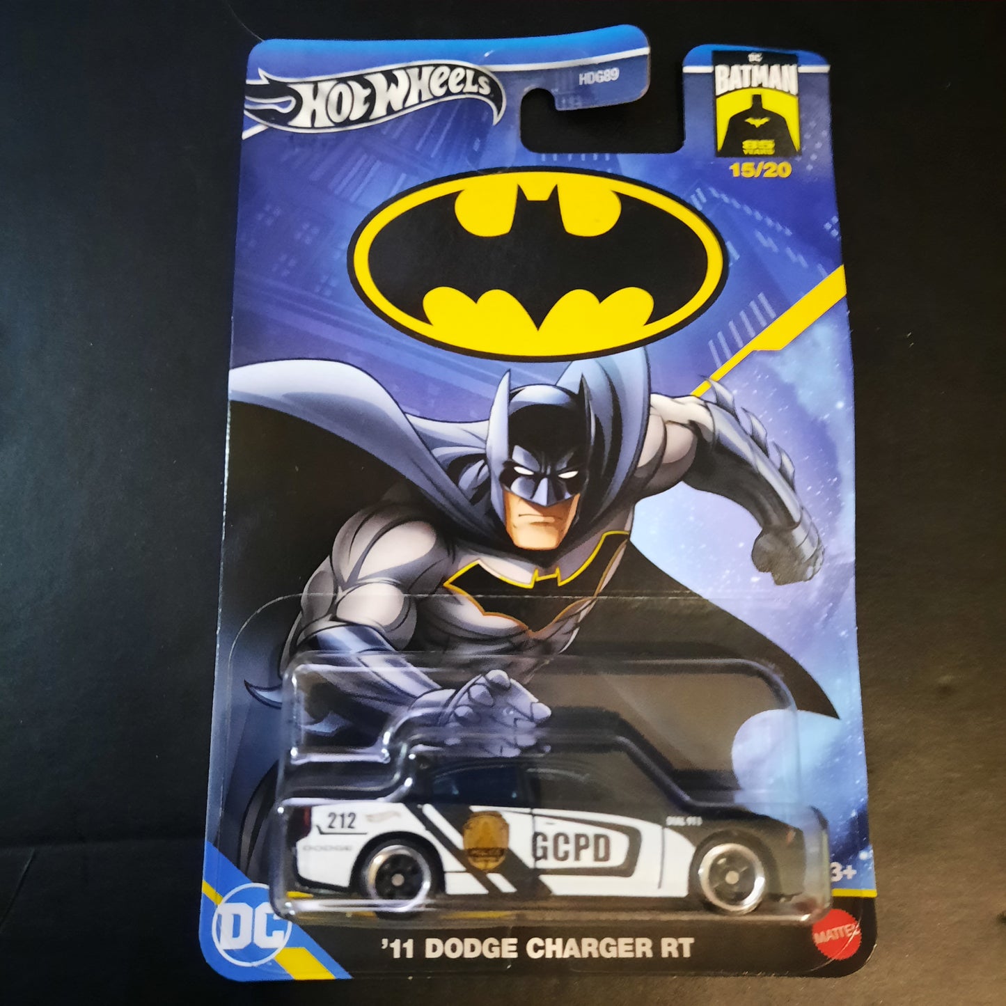 Hot Wheels Silver Series Batman 11 Dodge Charger RT #15/20