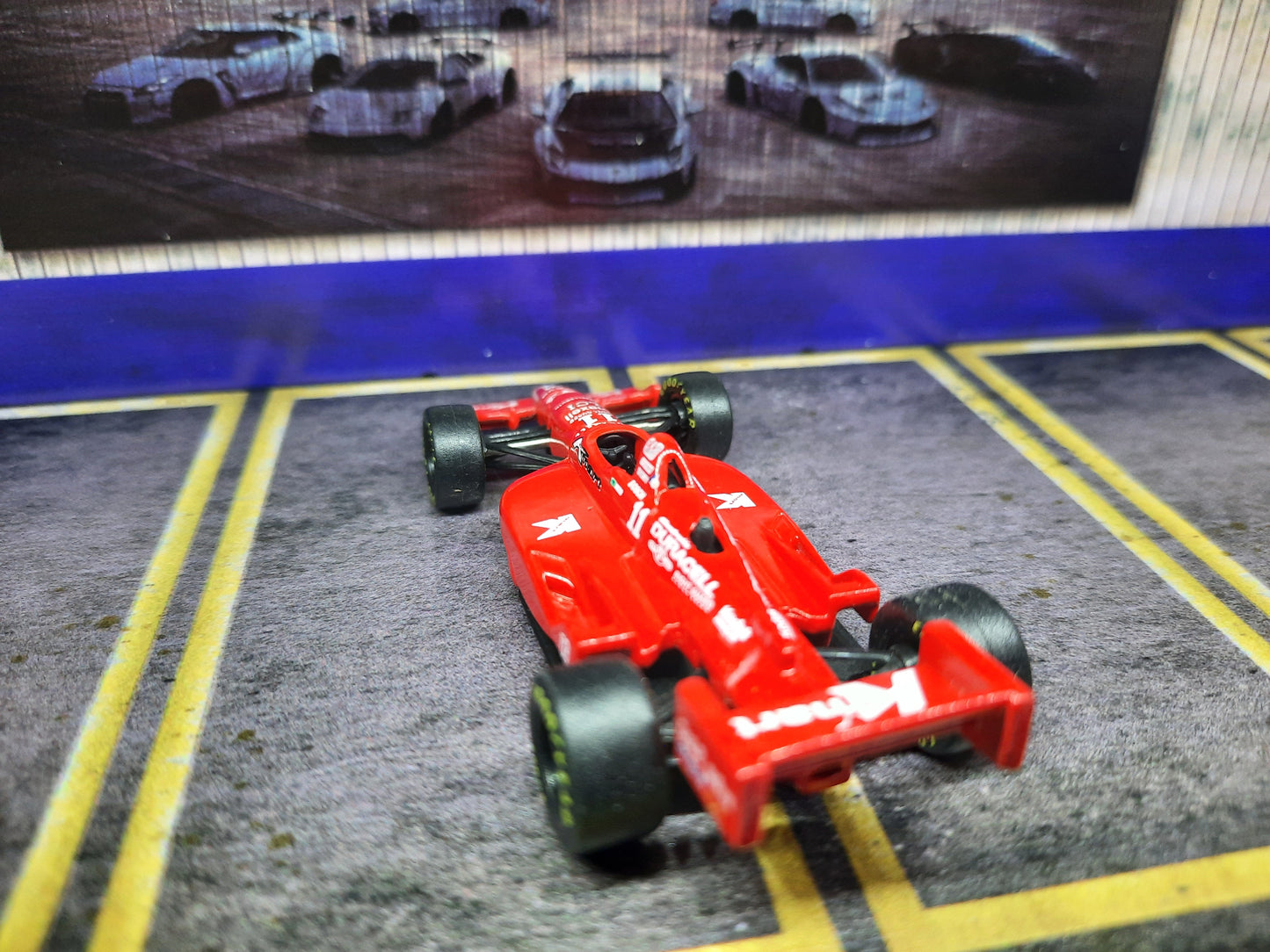 Loose 1999 Hot Wheels F1 Kmart car Red