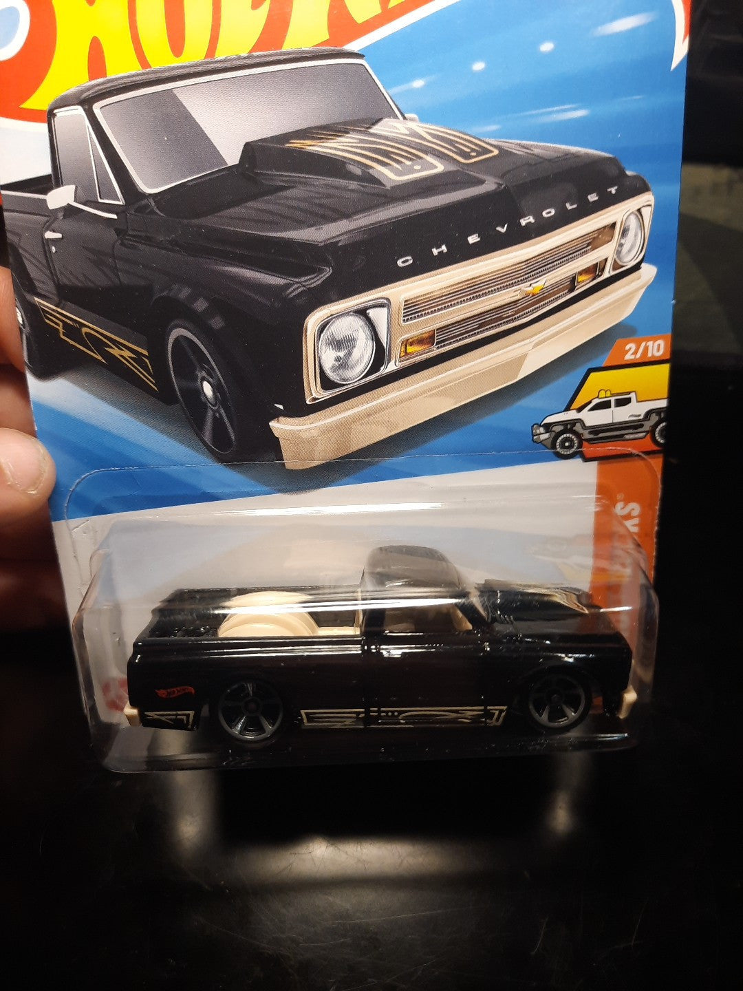 2025 Hot Wheels ‘67 CHEVY C10- Black #21/250 HW Hot Trucks NEW