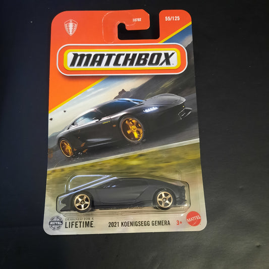 2025 Matchbox 2021 Koenigsegg Gemera