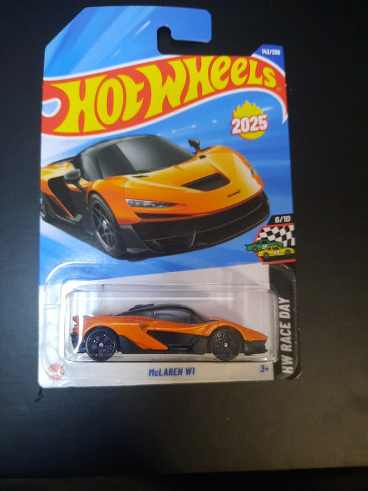 2025 Hot Wheels McLaren W1 HW Race Day Orange #142/250