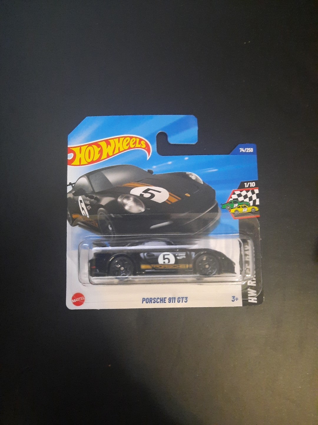 2025 HOT WHEELS  PORSCHE 911 GT3  Short Card Box Ships