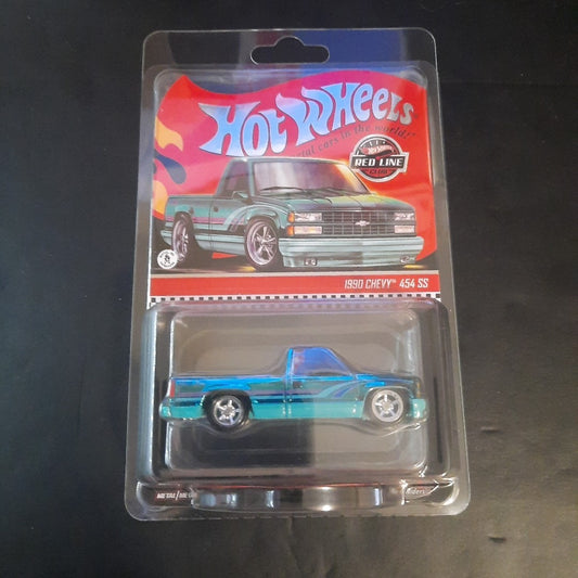 Hot Wheels RLC Exclusive Teal Blue Chevy 454 SS Pickup Truck 