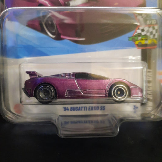 2025 Hot Wheels 94 Bugatti EB110 SS STH With Protector And Mainline 