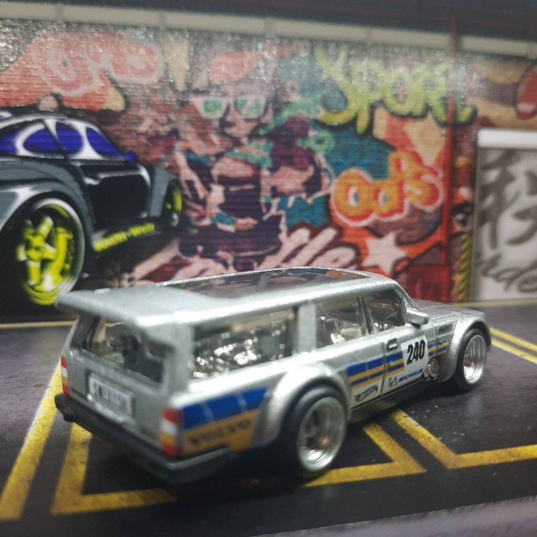 CUSTOM Volvo 240 Drift Wagon with Premium Wheels And Rubber Tires