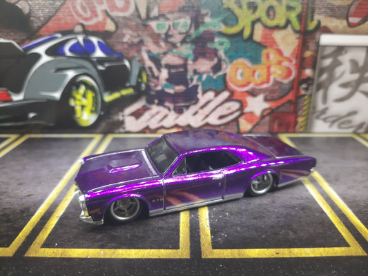 CUSTOM 2024 Hot Wheels ULTRA HOTS '66 Pontiac GTO Wheel Swap With Display