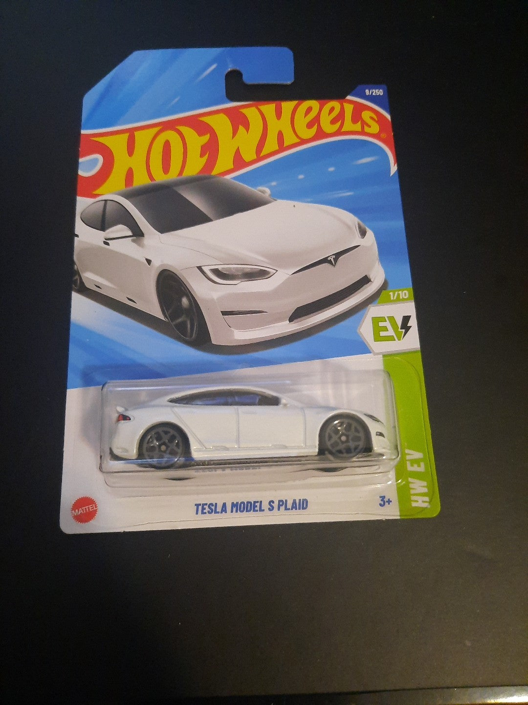 2025 Hot Wheels Tesla Model S Plaid White NEW 