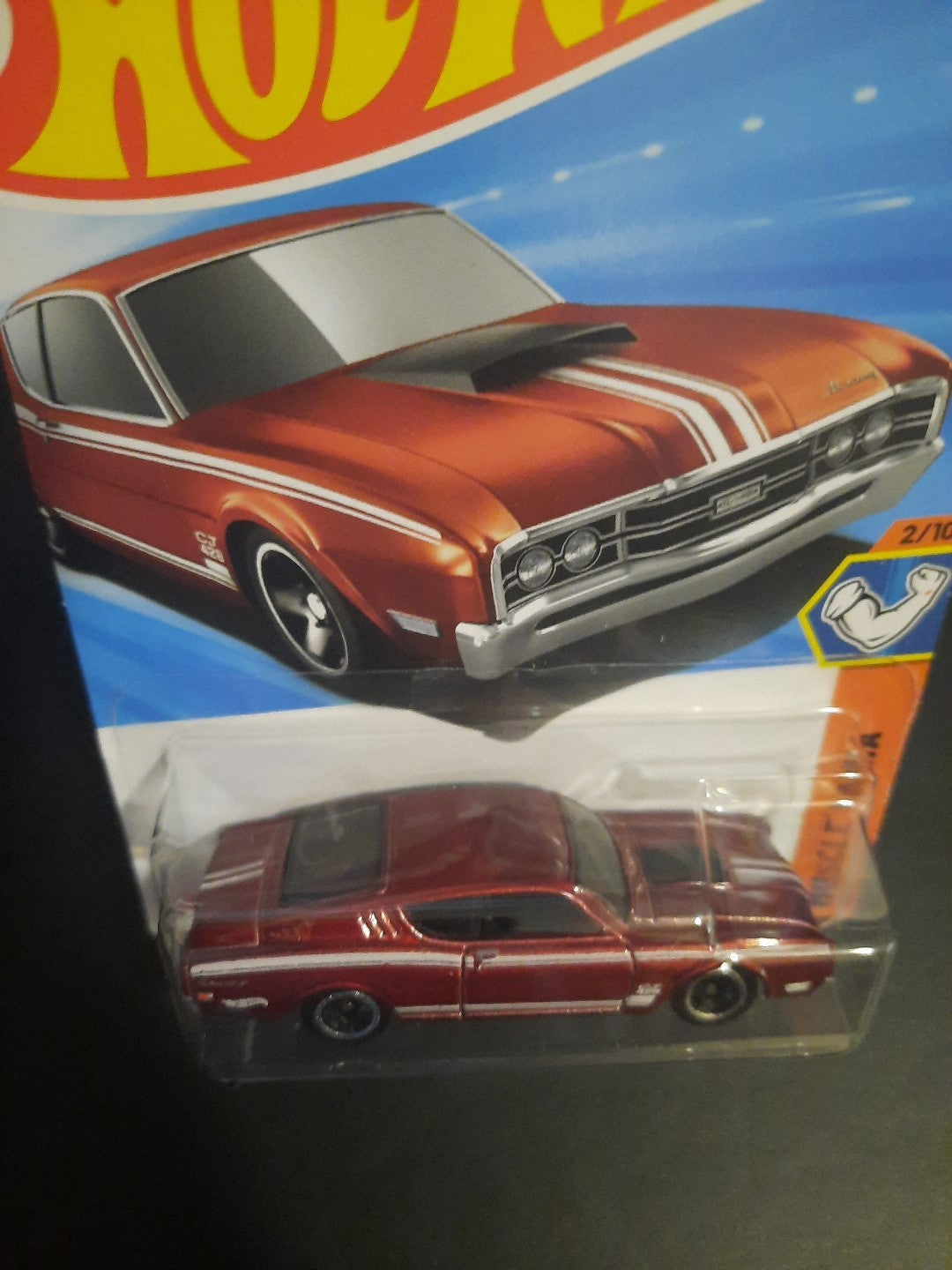 2025 Hot Wheels White 69 Mercury Cyclone Muscle Mania #165