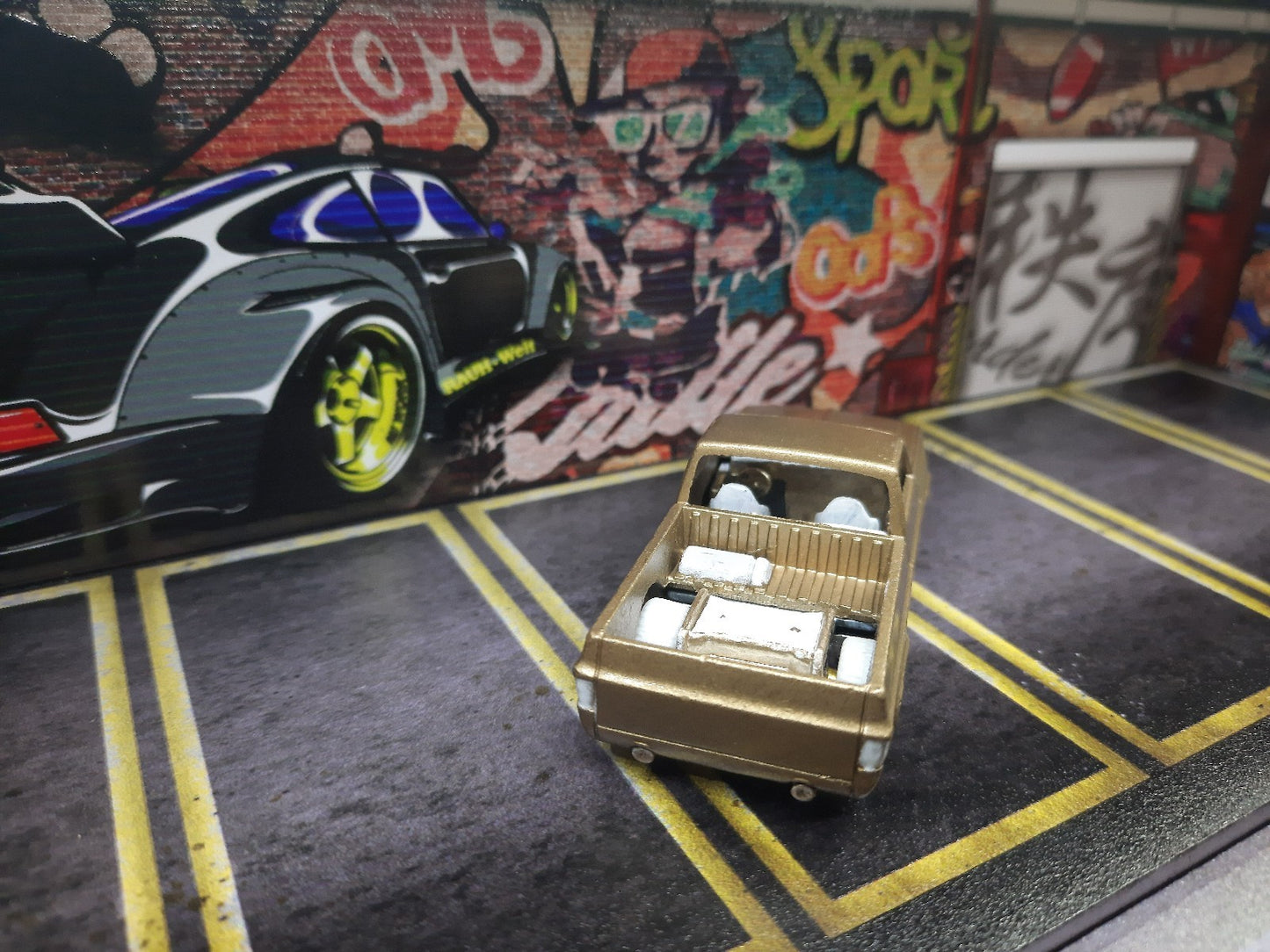 Hot Wheels Custom Chevy Squarebody With Display