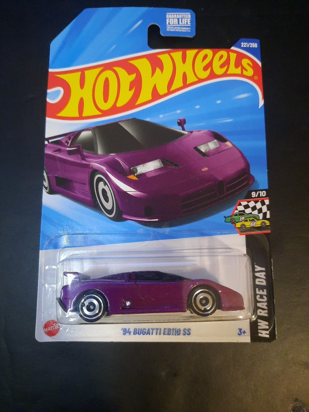 2025 Hot Wheels ’94 Bugatti EB110 SS Purple HW Race Day #221/250 