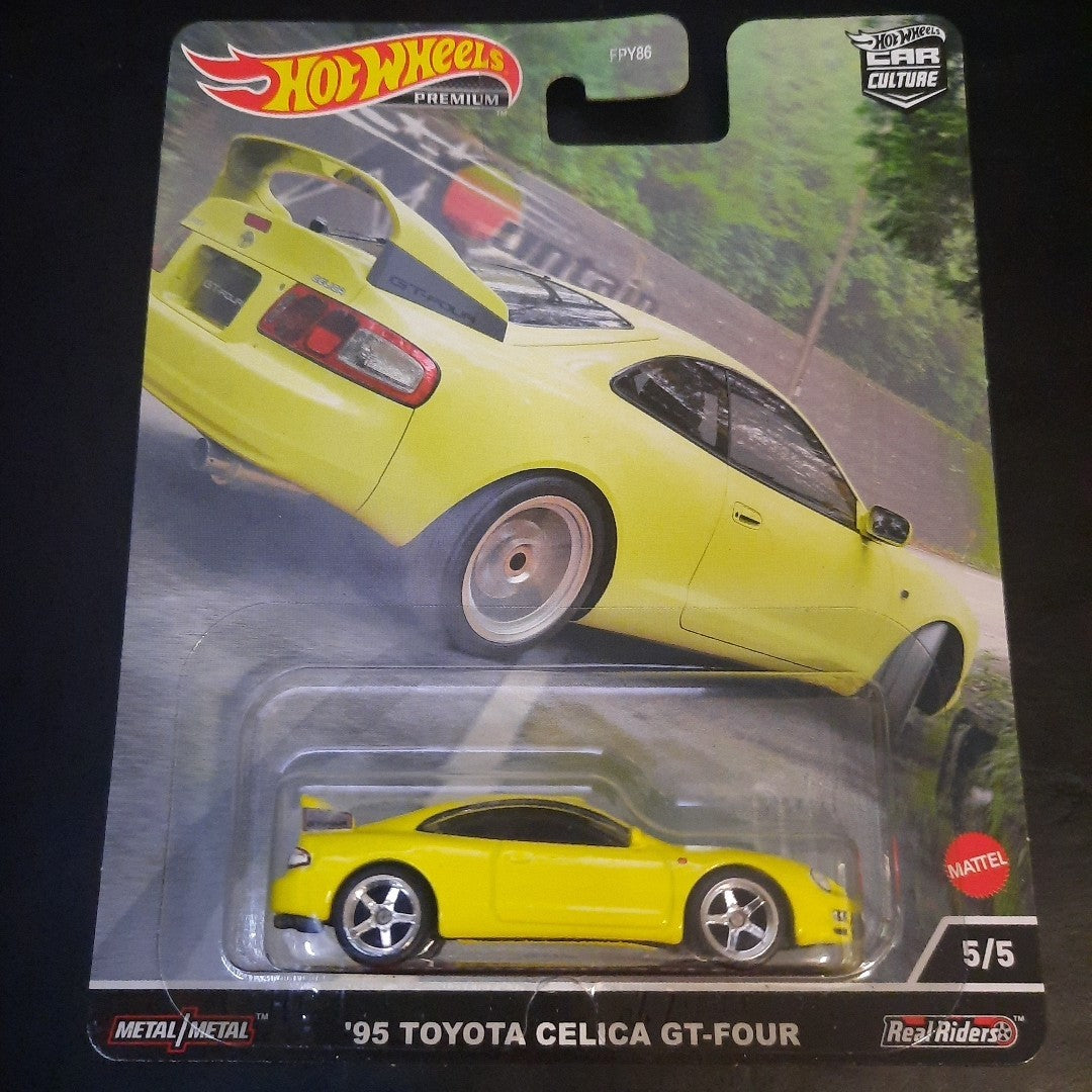 Hot Wheels Premium  ’95 Toyota Celica GT-Four – Car Culture / Mountain Drifters