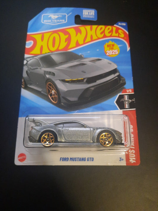 Hot Wheels 2025 Ford Mustang GTD Mustang 60 Year NEW Box Ships