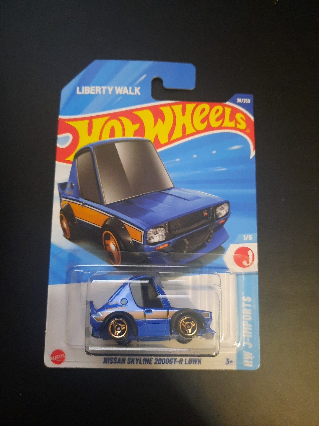 2025 Hot Wheels Nissan Skyline 2000GT-R LBWK BLUE Tooned Box Ships
