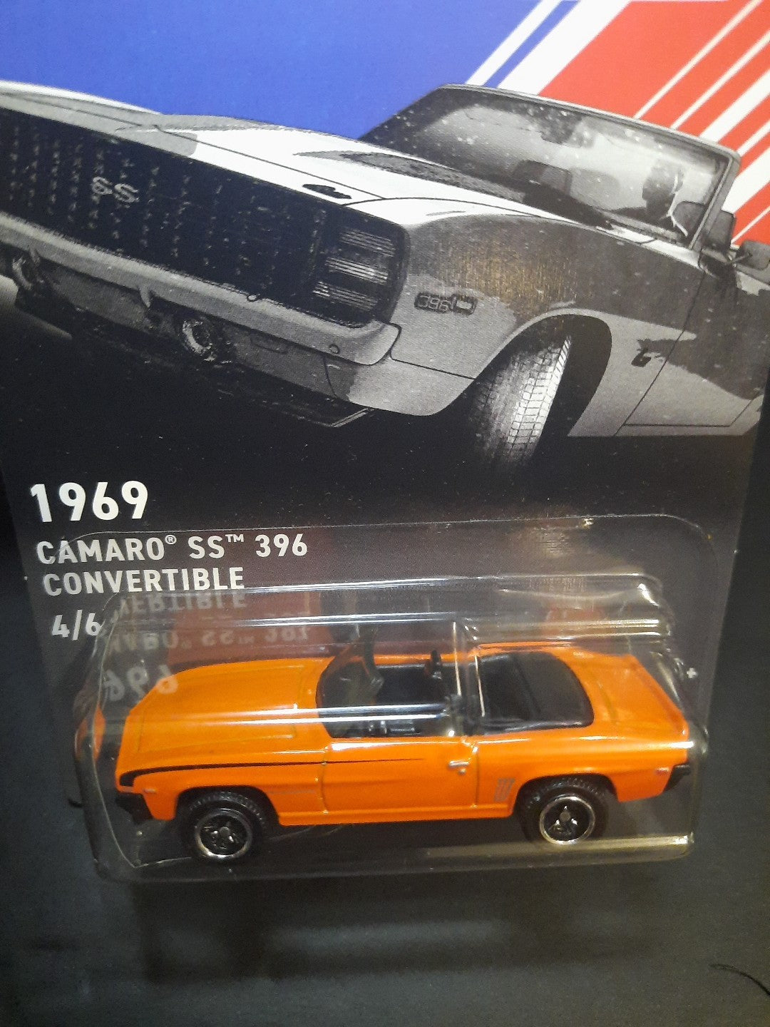 Matchbox 1969 Camaro SS 396 Convertible Orange 