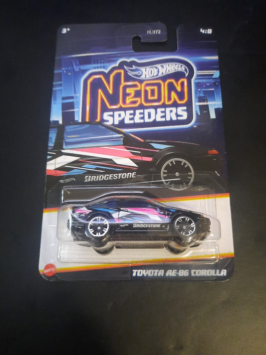 2025 Hot Wheels Neon Speeders Toyota AE-86 Corolla 