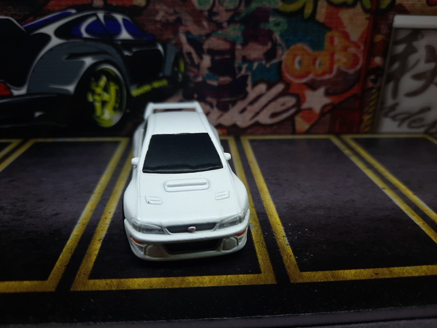 Hot Wheels Custom Subaru Impreza STi With Display
