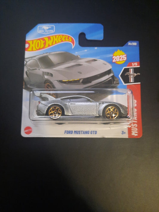 2025 Hot Wheels 60th Ford Mustang GTD #34/250 Short Card NEW Box Ships