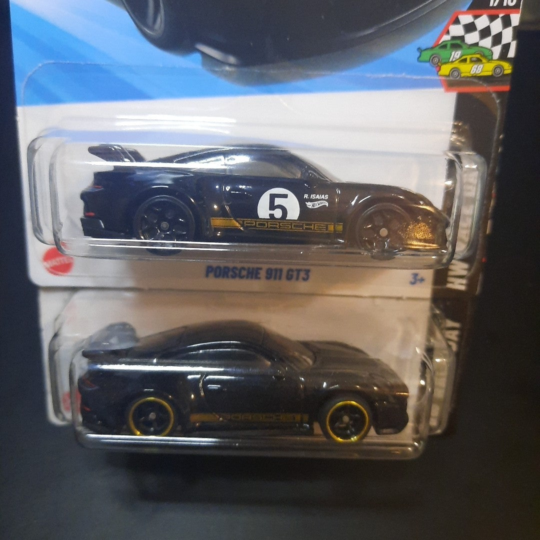 2025 Hot Wheels Porsche 911 GT3 Custom Wheel Swap Reseal HW Race Day W/ Original