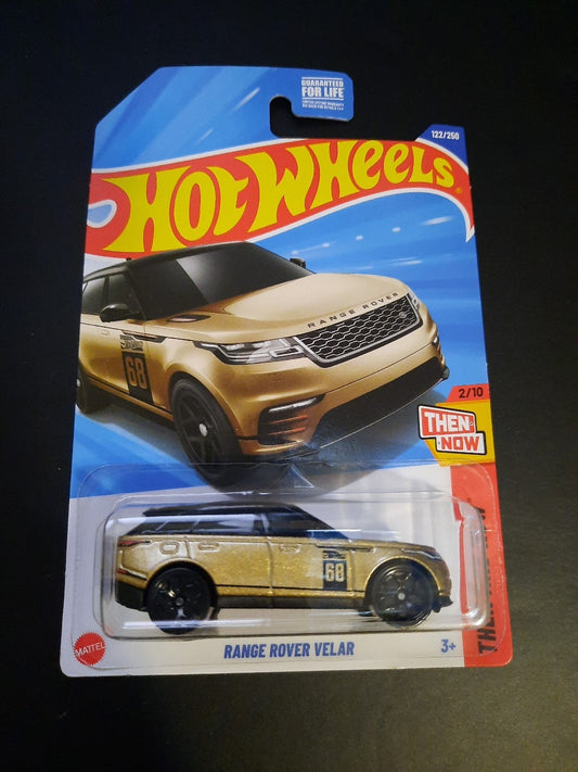 2025 Hot Wheels 2/10 Then and Now Gold Range Rover Velar  122/250