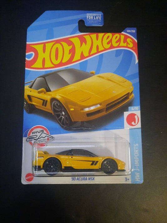 Hot Wheels HW J-Imports 6/10 '90 Acura NSX 144/250 Ryu's Rides Yellow