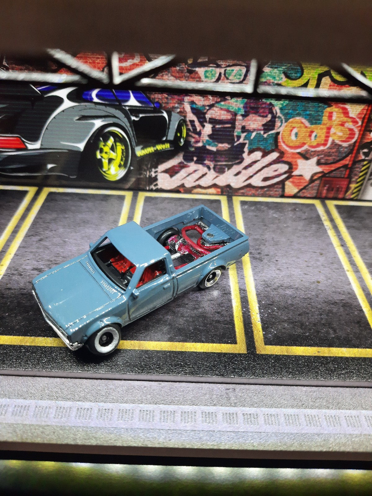 Hot Wheels Custom Datsun 620 Truck With Removeable Bedcover