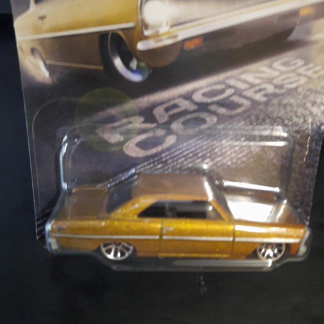 Hot Wheels 2025 Silver Series Fast & Furious Racing Course 1966 Chevy Nova Gold