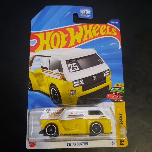 2025 Hot Wheels VW T3 CUSTOM Yellow