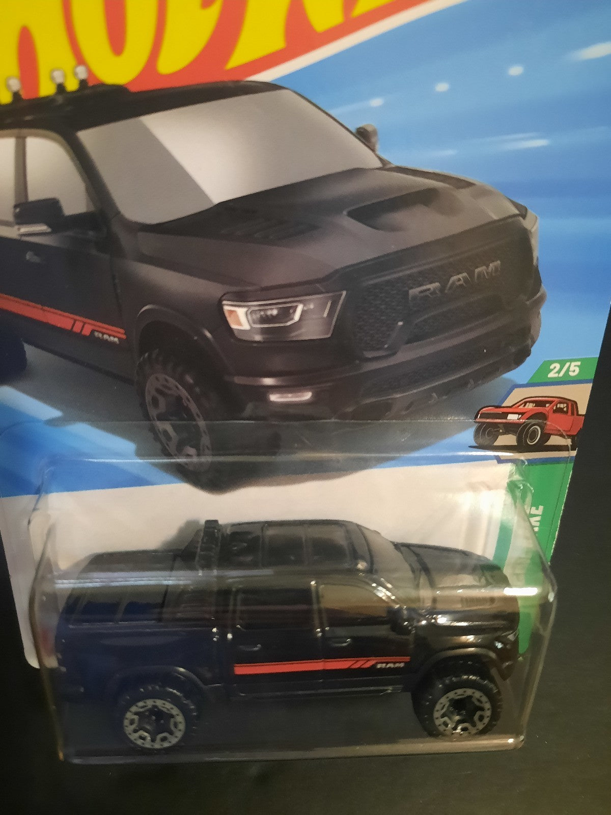 Hot Wheels 2025 '23 Ram 1500 # 96/250 HW Reverse Rake # 2/5 NEW 