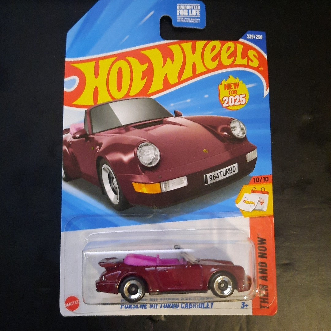 2025 Hot Wheels Porsche 911 Turbo Cabriolet #239 