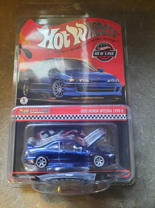 Hot Wheels Collectors RLC Exclusive 1995 Honda Integra Type R Blue Box Ships