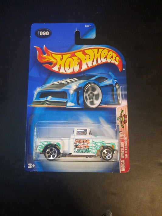 Hot Wheels 2003 Radical Wrestlers White ‘56 Flashsider #90 