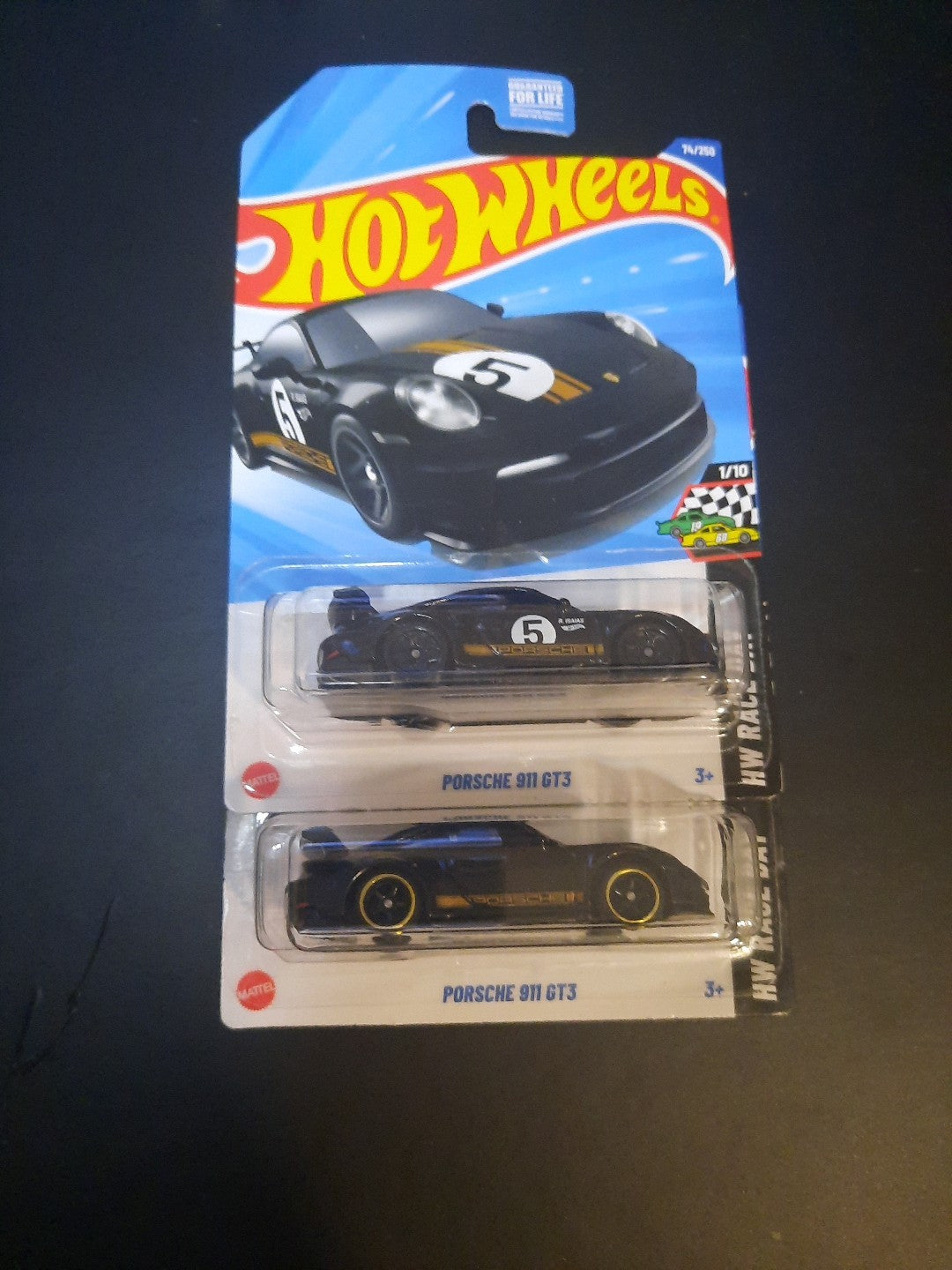 2025 Hot Wheels Porsche 911 GT3 Custom Wheel Swap Reseal HW Race Day W/ Original