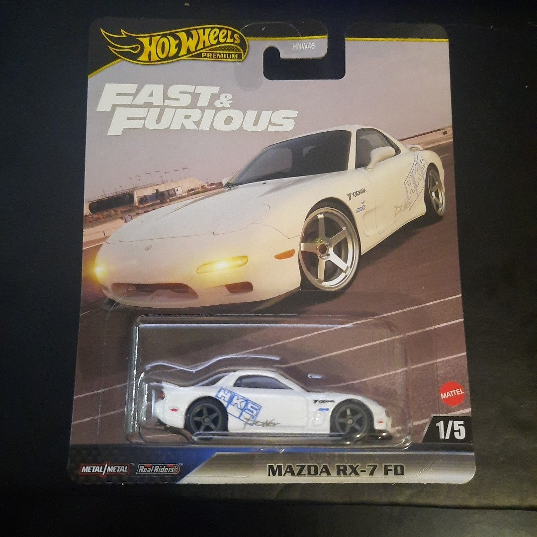 2025 Hot Wheels Fast And Furious Mazda RX-7 FD HW Premium #1/5 Car Culture 