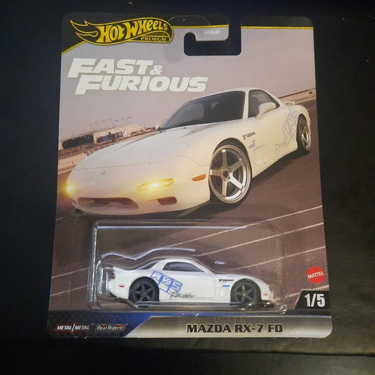 2025 Hot Wheels Fast And Furious Mazda RX-7 FD HW Premium #1/5 Car Culture 