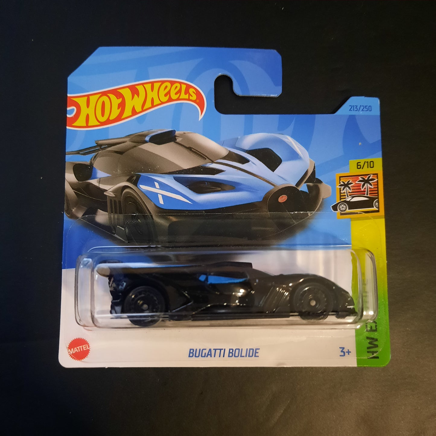 2023 Hot Wheels Bugatti Bolide Short Card