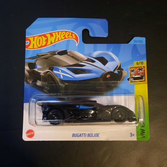 2023 Hot Wheels Bugatti Bolide Short Card