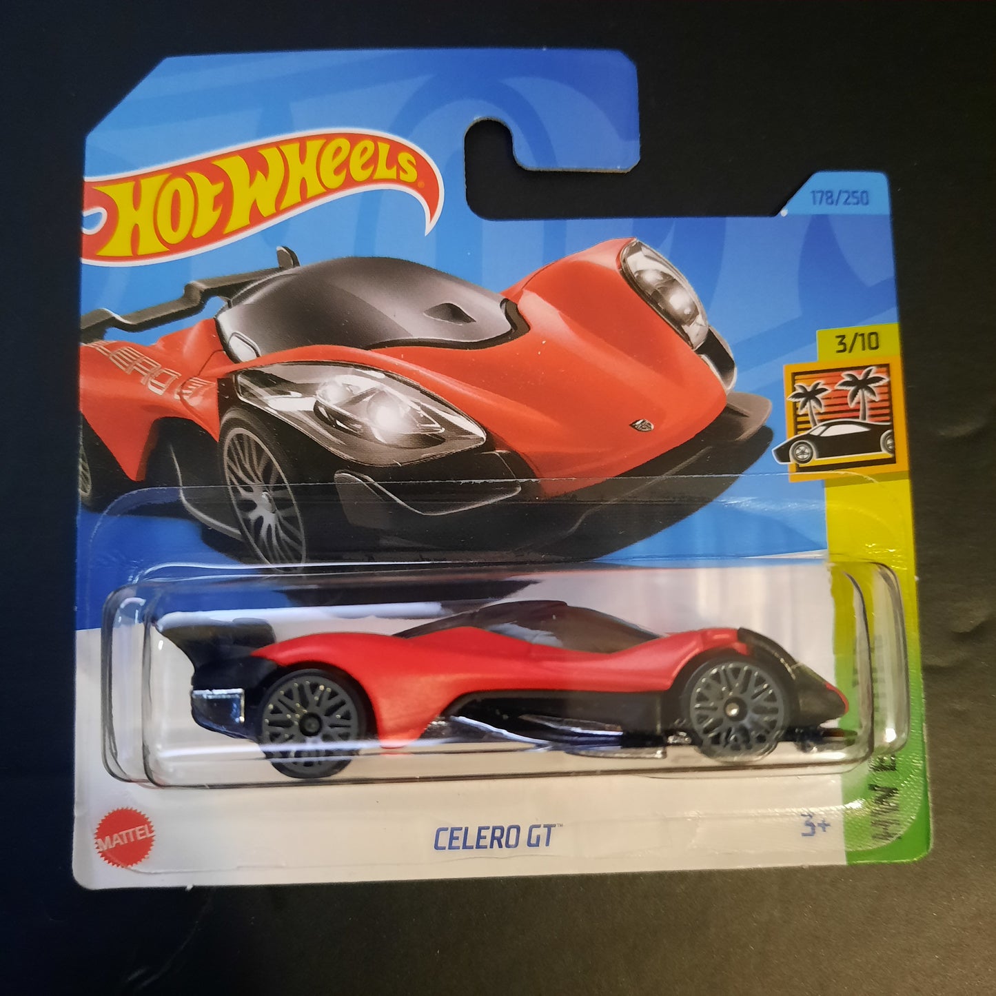 2023 Hot Wheels Celero GT Short Card