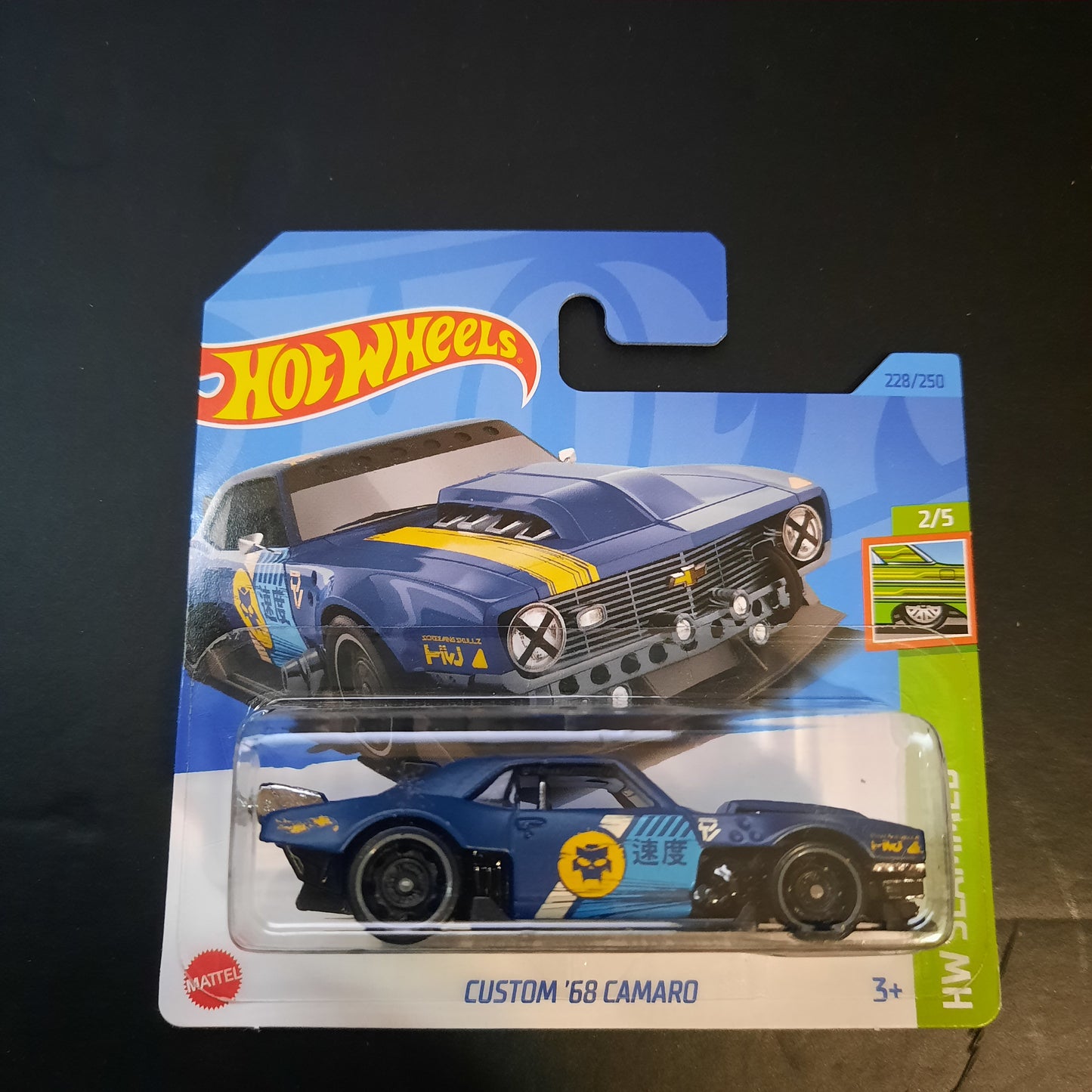 2023 Hot Wheels Custom 69 Camaro Short Card